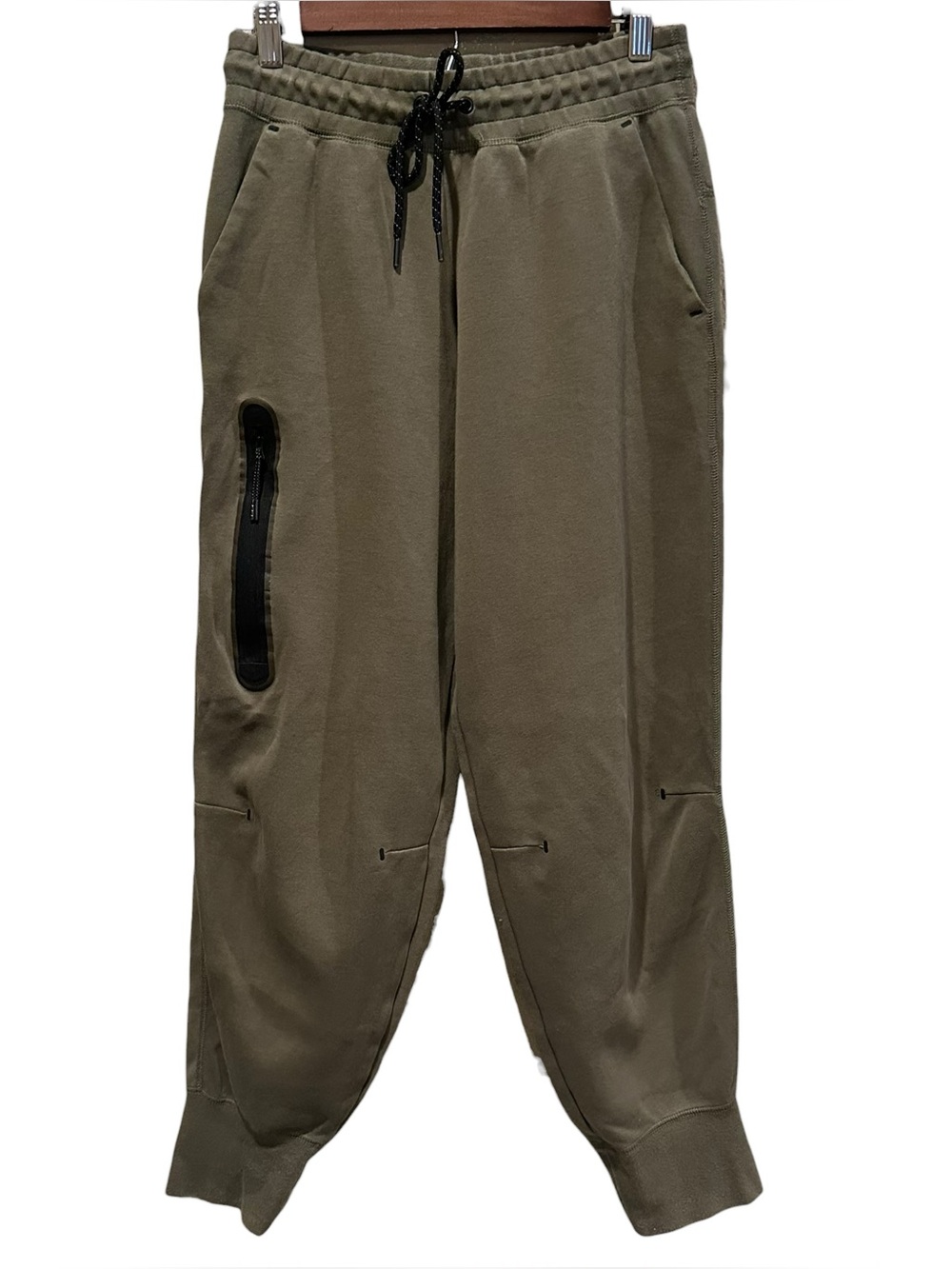 Nike Sportswear Tech Fleece Jogger CW4292-222 Pants Olive Green Black Size Small